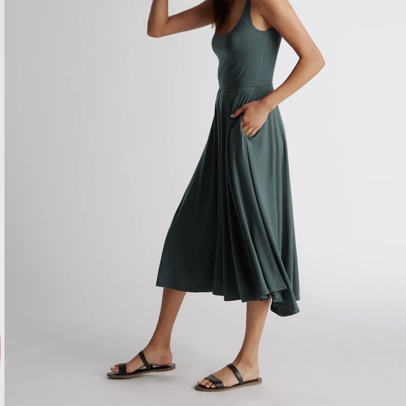 Quince - Fit & Flare Dress - Picture 2 of 5